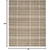 image:imageNourison Home Grafix Red 3 x 5 Area Rug Modern Plaid Bed Room Living Room Dining Room Kitchen Easy Clean Non Shedding 3x5Olive
