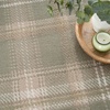 image:imageNourison Home Grafix Red 3 x 5 Area Rug Modern Plaid Bed Room Living Room Dining Room Kitchen Easy Clean Non Shedding 3x5Olive