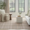 image:imageNourison Home Grafix Red 3 x 5 Area Rug Modern Plaid Bed Room Living Room Dining Room Kitchen Easy Clean Non Shedding 3x5Olive