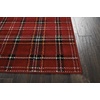 image:imageNourison Home Grafix Red 3 x 5 Area Rug Modern Plaid Bed Room Living Room Dining Room Kitchen Easy Clean Non Shedding 3x5Red