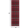 image:imageNourison Home Grafix Red 3 x 5 Area Rug Modern Plaid Bed Room Living Room Dining Room Kitchen Easy Clean Non Shedding 3x5Red