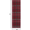 image:imageNourison Home Grafix Red 3 x 5 Area Rug Modern Plaid Bed Room Living Room Dining Room Kitchen Easy Clean Non Shedding 3x5Red