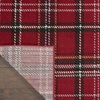 image:imageNourison Home Grafix Red 3 x 5 Area Rug Modern Plaid Bed Room Living Room Dining Room Kitchen Easy Clean Non Shedding 3x5Red