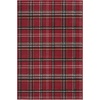 image:imageNourison Home Grafix Red 3 x 5 Area Rug Modern Plaid Bed Room Living Room Dining Room Kitchen Easy Clean Non Shedding 3x5Red