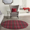 image:imageNourison Home Grafix Red 3 x 5 Area Rug Modern Plaid Bed Room Living Room Dining Room Kitchen Easy Clean Non Shedding 3x5Red