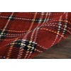 image:imageNourison Home Grafix Red 3 x 5 Area Rug Modern Plaid Bed Room Living Room Dining Room Kitchen Easy Clean Non Shedding 3x5Red