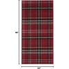 image:imageNourison Home Grafix Red 3 x 5 Area Rug Modern Plaid Bed Room Living Room Dining Room Kitchen Easy Clean Non Shedding 3x5Red