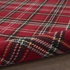 image:imageNourison Home Grafix Red 3 x 5 Area Rug Modern Plaid Bed Room Living Room Dining Room Kitchen Easy Clean Non Shedding 3x5Red
