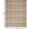 image:imageNourison Home Grafix Red 3 x 5 Area Rug Modern Plaid Bed Room Living Room Dining Room Kitchen Easy Clean Non Shedding 3x5Taupe