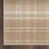 image:imageNourison Home Grafix Red 3 x 5 Area Rug Modern Plaid Bed Room Living Room Dining Room Kitchen Easy Clean Non Shedding 3x5Taupe