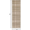 image:imageNourison Home Grafix Red 3 x 5 Area Rug Modern Plaid Bed Room Living Room Dining Room Kitchen Easy Clean Non Shedding 3x5Taupe