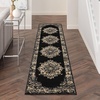 image:imageNourison Home Grafix Traditional Navy Blue 3 x 5 AreaRug EasyCleaning Non Shedding Bed Room Living Room Dining Room Kitchen 3x5Black