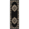 image:imageNourison Home Grafix Traditional Navy Blue 3 x 5 AreaRug EasyCleaning Non Shedding Bed Room Living Room Dining Room Kitchen 3x5Black