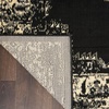 image:imageNourison Home Grafix Traditional Navy Blue 3 x 5 AreaRug EasyCleaning Non Shedding Bed Room Living Room Dining Room Kitchen 3x5Black