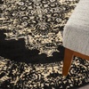 image:imageNourison Home Grafix Traditional Navy Blue 3 x 5 AreaRug EasyCleaning Non Shedding Bed Room Living Room Dining Room Kitchen 3x5Black