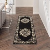 image:imageNourison Home Grafix Traditional Navy Blue 3 x 5 AreaRug EasyCleaning Non Shedding Bed Room Living Room Dining Room Kitchen 3x5Black