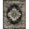 image:imageNourison Home Grafix Traditional Navy Blue 3 x 5 AreaRug EasyCleaning Non Shedding Bed Room Living Room Dining Room Kitchen 3x5Black