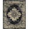 image:imageNourison Home Grafix Traditional Navy Blue 3 x 5 AreaRug EasyCleaning Non Shedding Bed Room Living Room Dining Room Kitchen 3x5Black