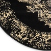image:imageNourison Home Grafix Traditional Navy Blue 3 x 5 AreaRug EasyCleaning Non Shedding Bed Room Living Room Dining Room Kitchen 3x5Black