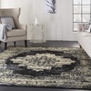 image:imageNourison Home Grafix Traditional Navy Blue 3 x 5 AreaRug EasyCleaning Non Shedding Bed Room Living Room Dining Room Kitchen 3x5Black