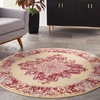 image:imageNourison Home Grafix Traditional Navy Blue 3 x 5 AreaRug EasyCleaning Non Shedding Bed Room Living Room Dining Room Kitchen 3x5Cream Red