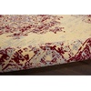 image:imageNourison Home Grafix Traditional Navy Blue 3 x 5 AreaRug EasyCleaning Non Shedding Bed Room Living Room Dining Room Kitchen 3x5Cream Red