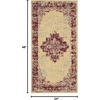 image:imageNourison Home Grafix Traditional Navy Blue 3 x 5 AreaRug EasyCleaning Non Shedding Bed Room Living Room Dining Room Kitchen 3x5Cream Red