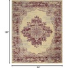 image:imageNourison Home Grafix Traditional Navy Blue 3 x 5 AreaRug EasyCleaning Non Shedding Bed Room Living Room Dining Room Kitchen 3x5Cream Red