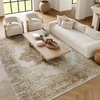 image:imageNourison Home Grafix Traditional Navy Blue 3 x 5 AreaRug EasyCleaning Non Shedding Bed Room Living Room Dining Room Kitchen 3x5Ivory Beige