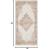 image:imageNourison Home Grafix Traditional Navy Blue 3 x 5 AreaRug EasyCleaning Non Shedding Bed Room Living Room Dining Room Kitchen 3x5Ivory Beige