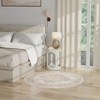 image:imageNourison Home Grafix Traditional Navy Blue 3 x 5 AreaRug EasyCleaning Non Shedding Bed Room Living Room Dining Room Kitchen 3x5Ivory Beige