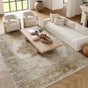 image:imageNourison Home Grafix Traditional Navy Blue 3 x 5 AreaRug EasyCleaning Non Shedding Bed Room Living Room Dining Room Kitchen 3x5Ivory Beige
