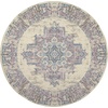 image:imageNourison Home Grafix Traditional Navy Blue 3 x 5 AreaRug EasyCleaning Non Shedding Bed Room Living Room Dining Room Kitchen 3x5Ivory Pink