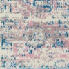 image:imageNourison Home Grafix Traditional Navy Blue 3 x 5 AreaRug EasyCleaning Non Shedding Bed Room Living Room Dining Room Kitchen 3x5Ivory Pink