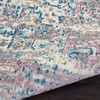 image:imageNourison Home Grafix Traditional Navy Blue 3 x 5 AreaRug EasyCleaning Non Shedding Bed Room Living Room Dining Room Kitchen 3x5Ivory Pink