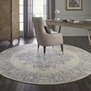 image:imageNourison Home Grafix Traditional Navy Blue 3 x 5 AreaRug EasyCleaning Non Shedding Bed Room Living Room Dining Room Kitchen 3x5Ivory Pink