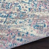 image:imageNourison Home Grafix Traditional Navy Blue 3 x 5 AreaRug EasyCleaning Non Shedding Bed Room Living Room Dining Room Kitchen 3x5Ivory Pink