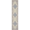 image:imageNourison Home Grafix Traditional Navy Blue 3 x 5 AreaRug EasyCleaning Non Shedding Bed Room Living Room Dining Room Kitchen 3x5Ivory Pink