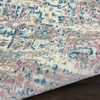 image:imageNourison Home Grafix Traditional Navy Blue 3 x 5 AreaRug EasyCleaning Non Shedding Bed Room Living Room Dining Room Kitchen 3x5Ivory Pink