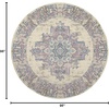 image:imageNourison Home Grafix Traditional Navy Blue 3 x 5 AreaRug EasyCleaning Non Shedding Bed Room Living Room Dining Room Kitchen 3x5Ivory Pink
