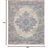 image:imageNourison Home Grafix Traditional Navy Blue 3 x 5 AreaRug EasyCleaning Non Shedding Bed Room Living Room Dining Room Kitchen 3x5Ivory Pink