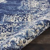 image:imageNourison Home Grafix Traditional Navy Blue 3 x 5 AreaRug EasyCleaning Non Shedding Bed Room Living Room Dining Room Kitchen 3x5Navy Blue