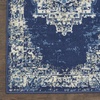 image:imageNourison Home Grafix Traditional Navy Blue 3 x 5 AreaRug EasyCleaning Non Shedding Bed Room Living Room Dining Room Kitchen 3x5Navy Blue