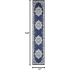 image:imageNourison Home Grafix Traditional Navy Blue 3 x 5 AreaRug EasyCleaning Non Shedding Bed Room Living Room Dining Room Kitchen 3x5Navy Blue