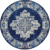 image:imageNourison Home Grafix Traditional Navy Blue 3 x 5 AreaRug EasyCleaning Non Shedding Bed Room Living Room Dining Room Kitchen 3x5Navy Blue
