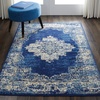 image:imageNourison Home Grafix Traditional Navy Blue 3 x 5 AreaRug EasyCleaning Non Shedding Bed Room Living Room Dining Room Kitchen 3x5Navy Blue