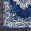 image:imageNourison Home Grafix Traditional Navy Blue 3 x 5 AreaRug EasyCleaning Non Shedding Bed Room Living Room Dining Room Kitchen 3x5Navy Blue