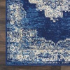 image:imageNourison Home Grafix Traditional Navy Blue 3 x 5 AreaRug EasyCleaning Non Shedding Bed Room Living Room Dining Room Kitchen 3x5Navy Blue
