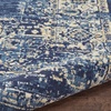 image:imageNourison Home Grafix Traditional Navy Blue 3 x 5 AreaRug EasyCleaning Non Shedding Bed Room Living Room Dining Room Kitchen 3x5Navy Blue