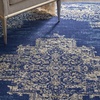 image:imageNourison Home Grafix Traditional Navy Blue 3 x 5 AreaRug EasyCleaning Non Shedding Bed Room Living Room Dining Room Kitchen 3x5Navy Blue